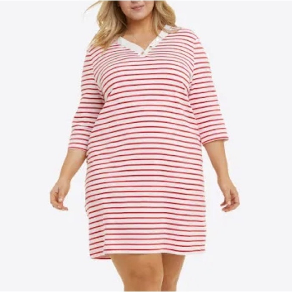 Draper James V neck tshirt dress